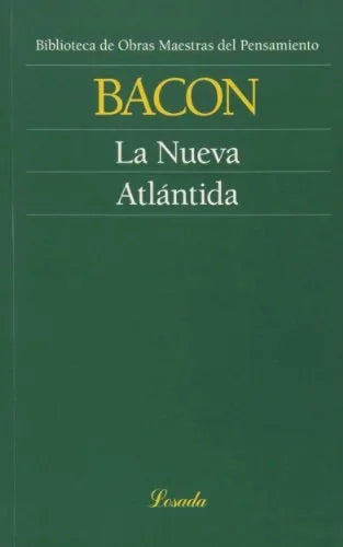 Libro LA NUEVA ATLANTIDA de BACON FRANCIS en Colombia, filosofia