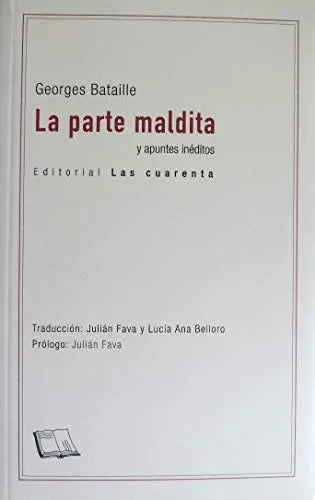 Libro LA PARTE MALDITA de BATAILLE GEORGES en Colombia, literatura