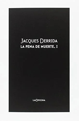 Libro LA PENA DE MUERTE I de DERRIDA JACQUES en Colombia, ensayo