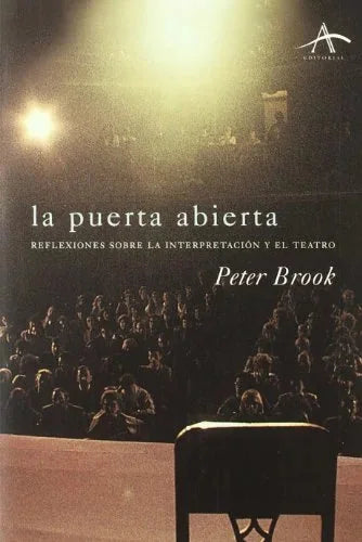 Libro LA PUERTA ABIERTA de BROOK PETER en Colombia, teatro