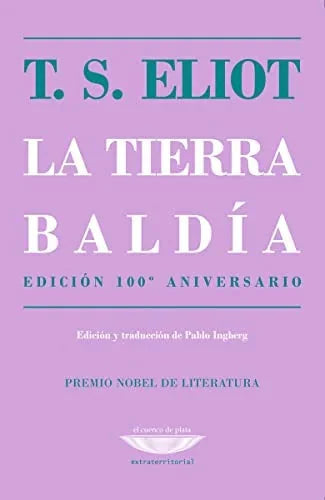 Libro LA TIERRA BALDIA de ELIOT T.S en Colombia, literatura