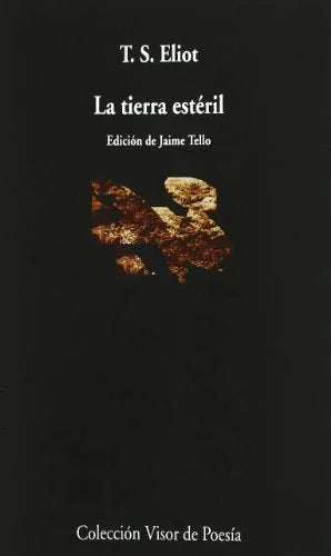 Libro LA TIERRA ESTERIL de ELIOT T.S. en Colombia, poesia