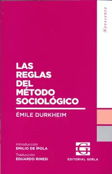 Libro LAS REGLAS DEL METODO SOCIOLOGICO de DURKHEIM EMILE en Colombia, sociologia