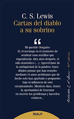 Libro Cartas Del Diablo A Su Sobrino
