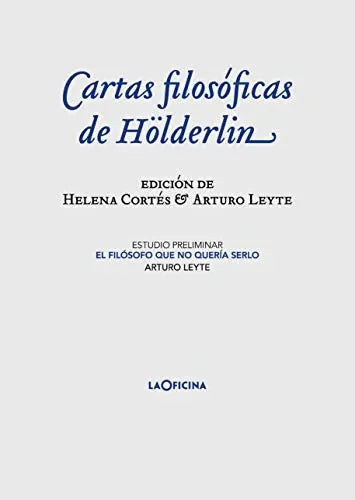 Libro Cartas Filosoficas De Holdernin