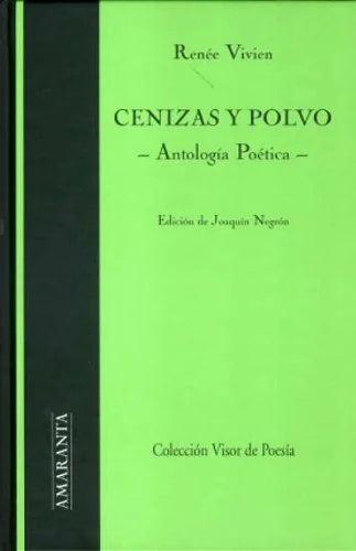 Libro CENIZAS Y POLVO de VIVIEEN RENEE en Colombia, poesia