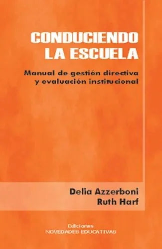 Libro Conduciendo La Escuela