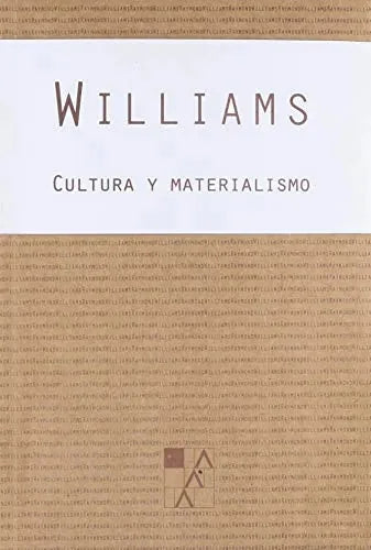 Libro Cultura Y Materialismo