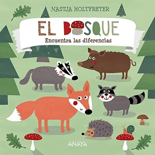 Libro El Bosque: Encuentra Las Diferencias