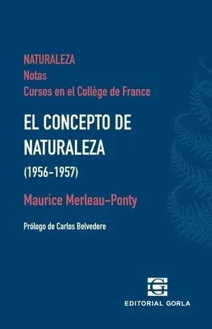 Libro El Concepto De Naturaleza 1956-1957