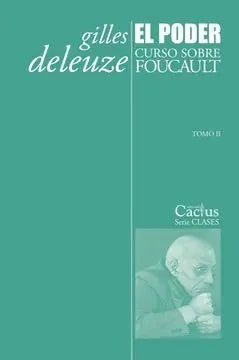 Libro EL PODER CURSO SOBRE FAUCAULT T II de DELEUZE GILLES en Colombia, filosofia