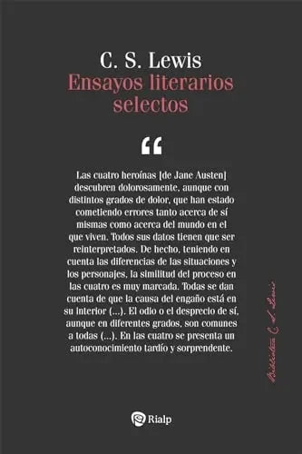 Libro Ensayos Literarios Selectos