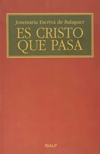Libro Es Cristo Que Pasa