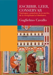Libro Escribir, Leer, Conservar. Tipologias Y