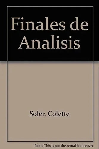 Libro Finales De Analisis