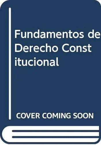Libro Fundamentos De Derecho Constitucional