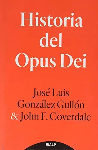 Libro Historia Del Opus Dei
