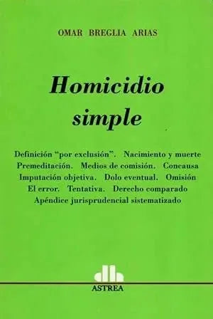 Libro Homicidio Simple