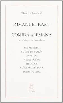 Libro Inmanuel Kant, Comida Alemana