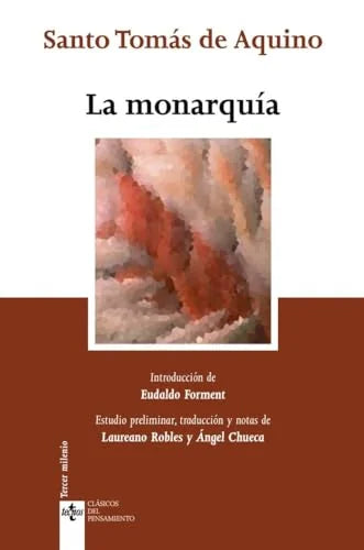 Libro LA MONARQUIA de DE AQUINO SANTO TOMAS en Colombia, politica