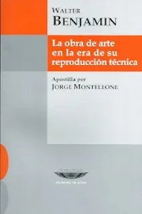 Libro La Obra De Arte En La Era De Su Reproduc