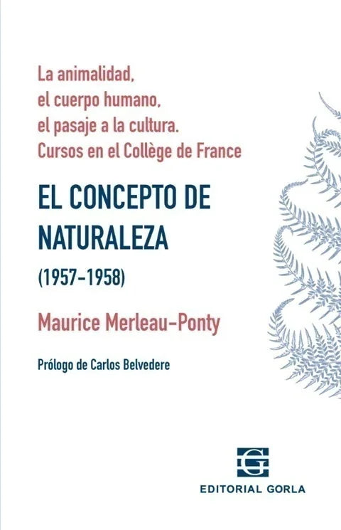 Libro EL CONCEPTO DE NATURALEZA 1957-1958 de MERLEAU-PONTY MAURICE en Colombia, filosofia