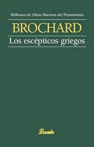 Libro Los Escepticos Griegos