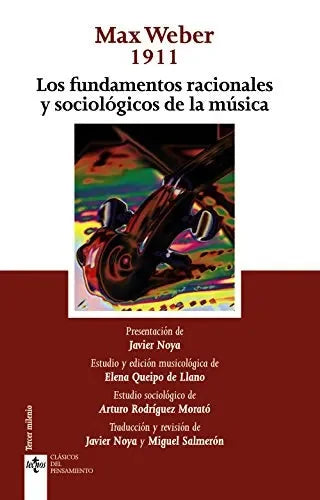 Libro Los Fundamentos Racionales y Sociológicos de la Música