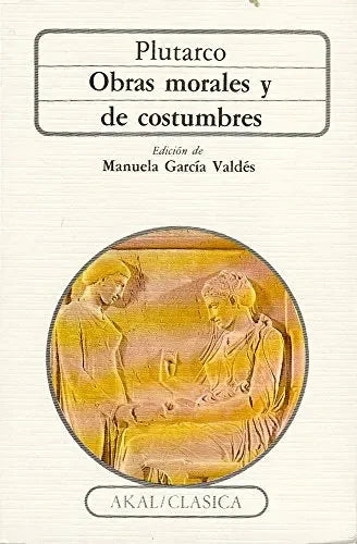 Libro Obras Morales Y De Costumbres