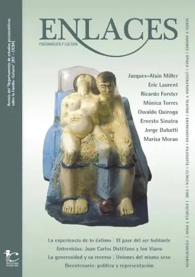 Libro REVISTA ENLACES 16 de MILLER- LAUREN- FORSTER en Colombia, psicoanalisis