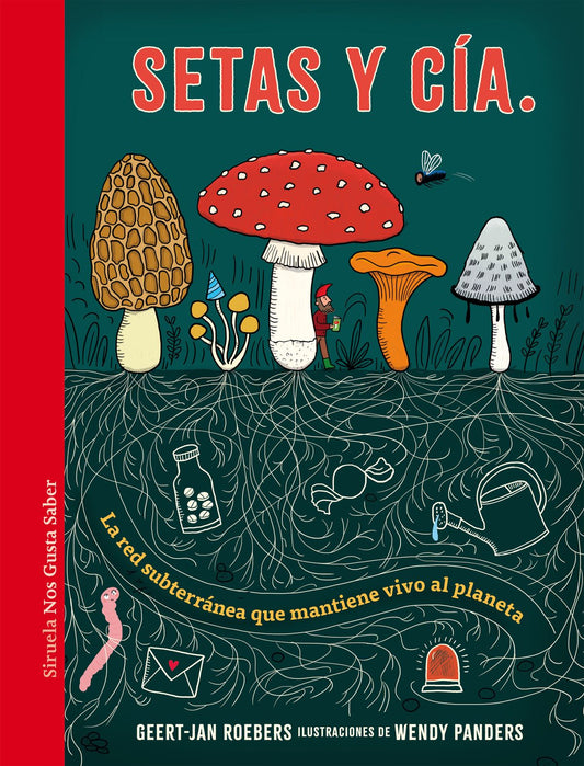 Libro Setas Y Cía. La Red Subterranea Que Mantiene Vivo El Planeta - Geert Jan Roebers - Icaro Libros