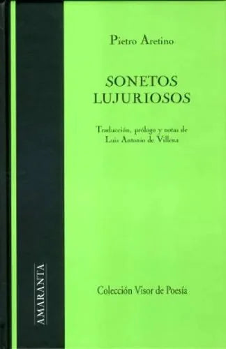 Libro Sonetos Lujuriosos