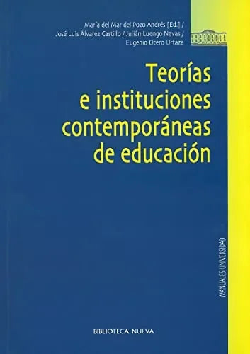 Libro Teorias E Instituciones Contemporaneas D