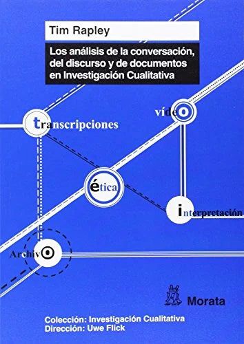 Libro LOS ANALISIS DE LA CONVERSACION DEL DISCURSO Y DE DOCUMENTOS EN INVESTIGACION CUALITATIVA de RAPLAY TIM en Colombia, investigacion