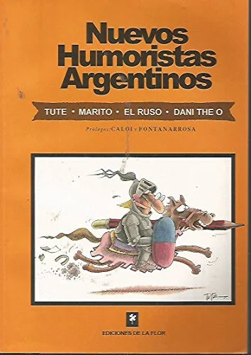 Libro NUEVOS HUMORISTAS ARGENTINOS de TUTE- MARITO- EL RUSO- DANI en Colombia, humor