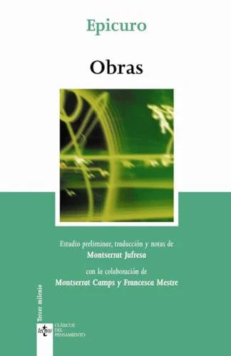 Libro OBRAS de EPICURO en Colombia, filosofia