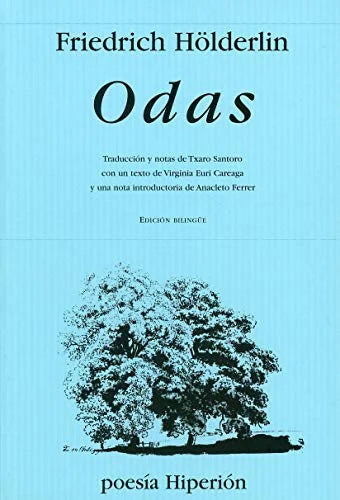 Libro ODAS HOLDERNIN de HOLDERLIN FRIEDRICH en Colombia, poesia