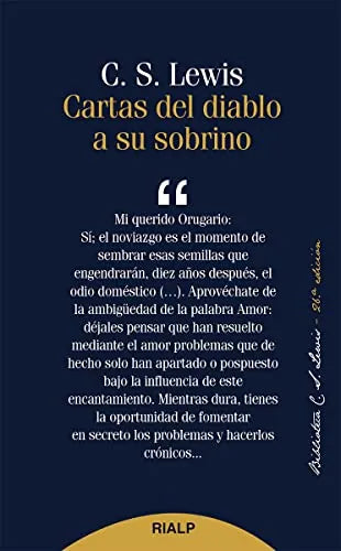Libro Cartas Del Diablo A Su Sobrino