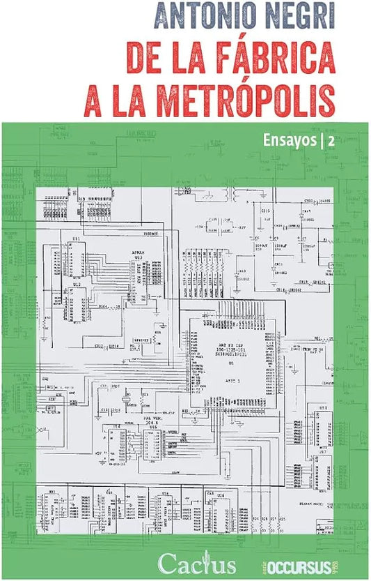 Libro DE LA FABRICA A LA METROPOLI de NEGRI ANTONIO en Colombia, filosofia