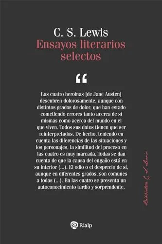Libro Ensayos Literarios Selectos