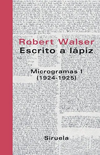 Libro Escrito A Lapiz, Microgramas 1, 1924-192