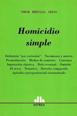 Libro Homicidio Simple