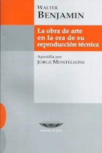 Libro La Obra De Arte En La Era De Su Reproduc
