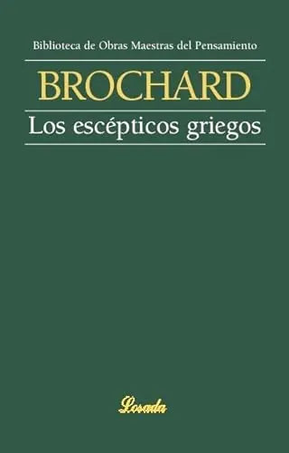 Libro Los Escepticos Griegos