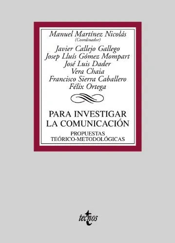 Libro Para Investigar La Comunicacion