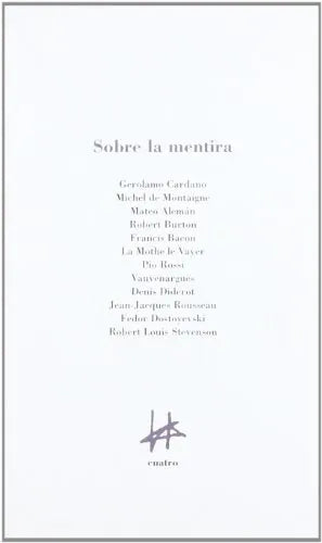 Libro Sobre La Mentira