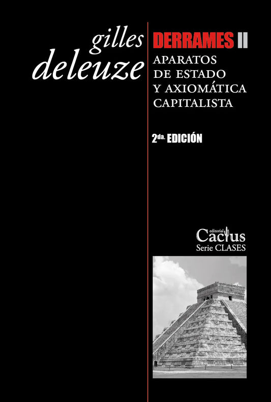 Libro DERRAMES II APARATOS DE ESTADO Y AXIOMATICA CAPITALISTA de DELEUZE GULLES en Colombia, filosofia