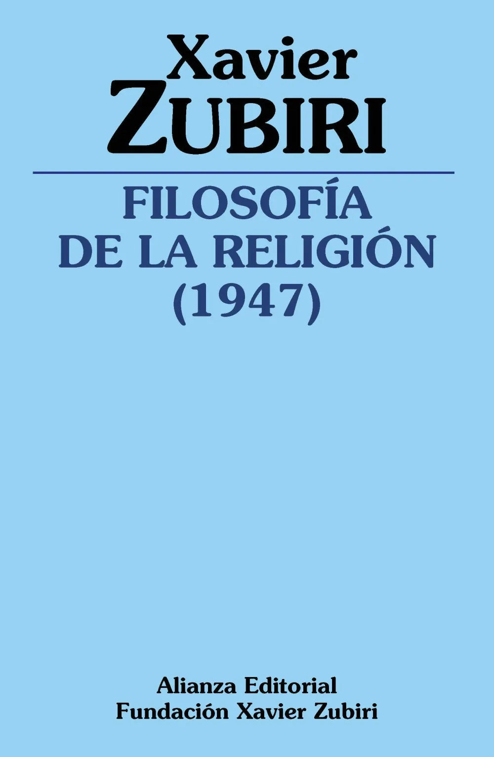 Libro FILOSOFIA DE LA RELIGION (1947) de ZUBIRI XAVIER en Colombia, filosofia