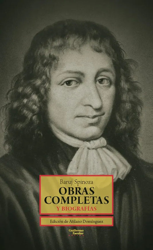 Libro OBRAS COMPLETAS Y BIOGRAFIAS de SPINOZA BARUJ en Colombia, filosofia