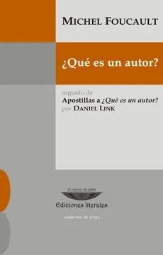 Libro QUE ES UN AUTOR? de MICHEL FOUCAULT en Colombia, filosofia